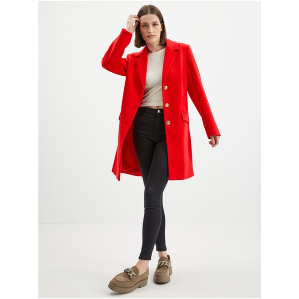 Orsay Czerwony płaszcz damski 829047-330000