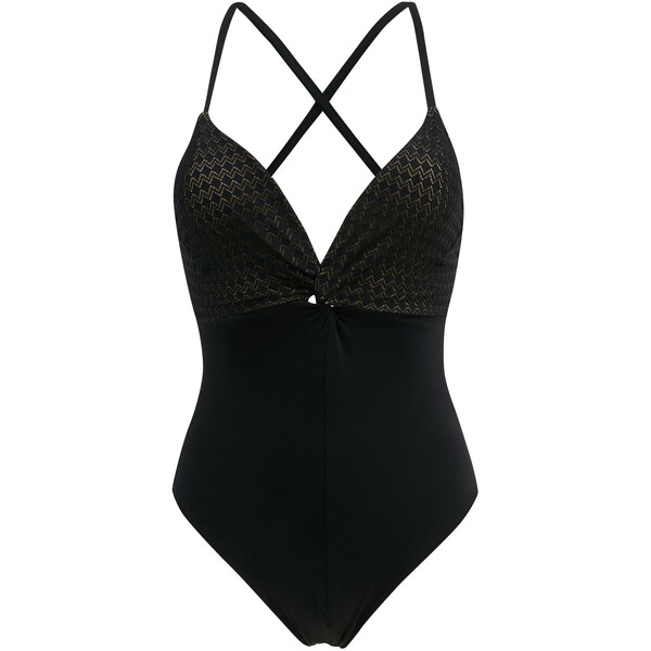 Orsay Czarny damski jednoczęściowy strój kąpielowy 955137-98