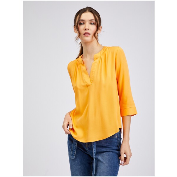 Orsay Pomarańczowa bluzka damska 603085242000