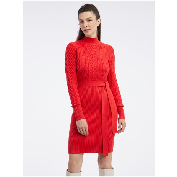 Orsay Czerwony sweter damski 530414318000