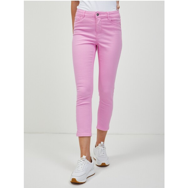 Orsay Różowe slim fit jeansy 359223-353000