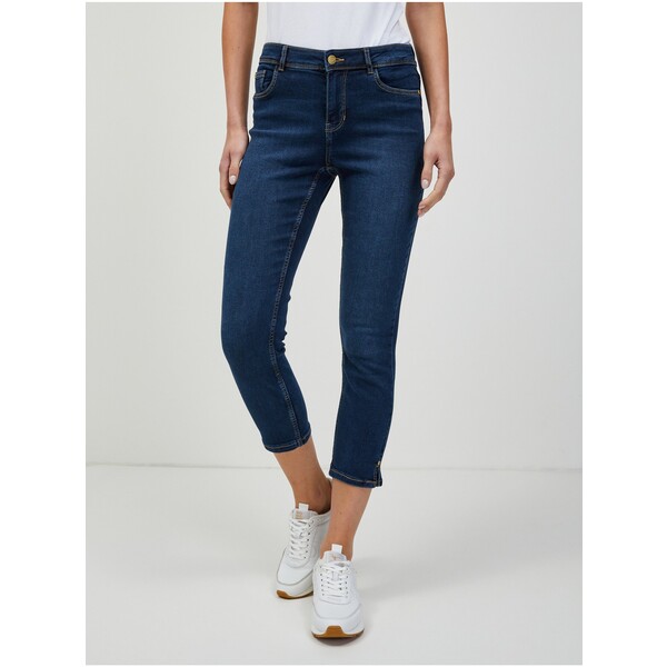 Orsay Granatowe slim fit jeansy 359223-548000