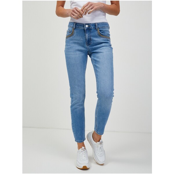 Orsay Jasnoniebieskie skinny fit jeansy 311861-547000