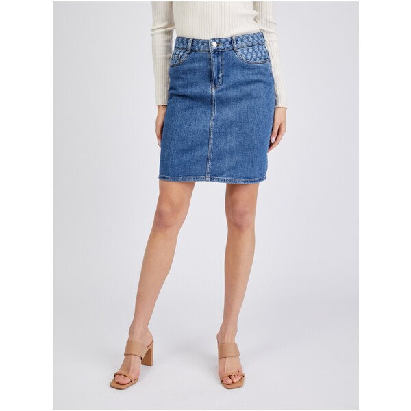 Orsay Niebieska spódnica jeansowa damska 726345558000