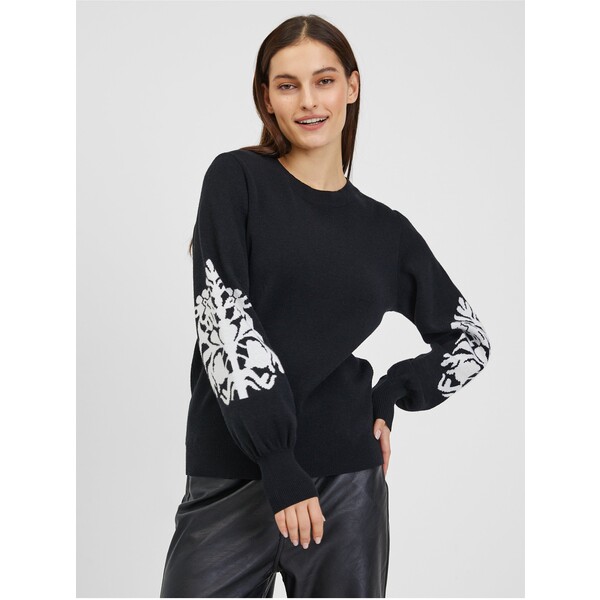 Orsay Biało-czarny sweter damski 507495-660000