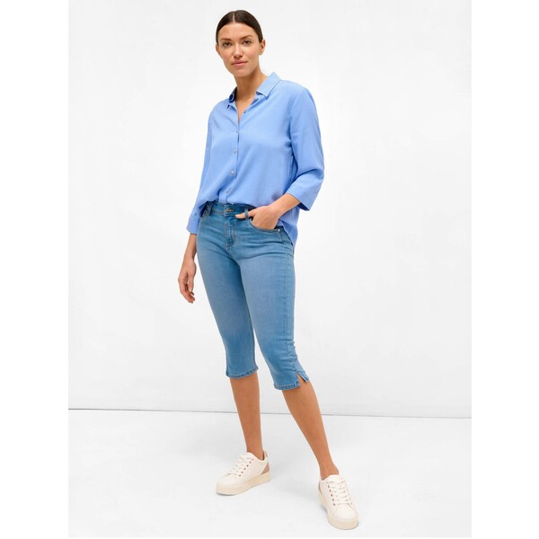 Orsay Niebieskie jeansowe szorty 3/4 315025-96