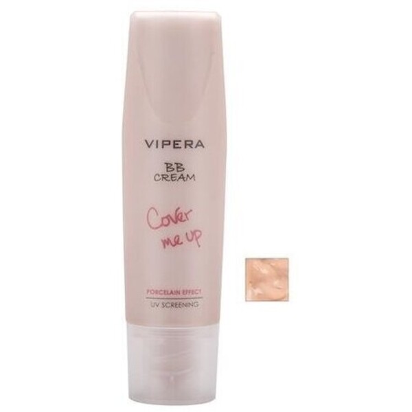 Vipera BB Cream Cover Me Up kryjący krem BB z filtrem UV 01 Ecru 35ml Krem do twarzy czarny