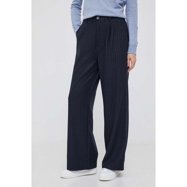 Pepe Jeans spodnie z domieszką wełny PL211677.0AA
