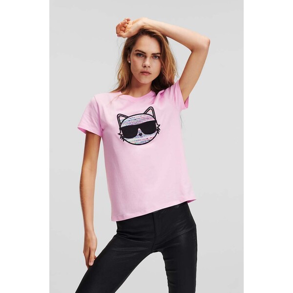 Karl Lagerfeld t-shirt bawełniany 235W1708