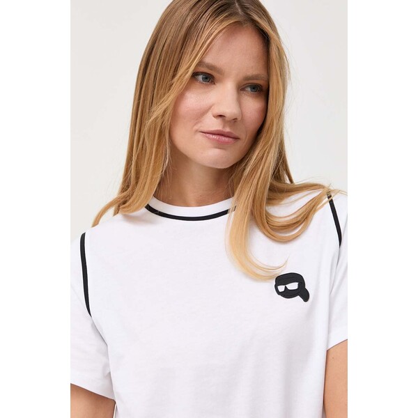 Karl Lagerfeld t-shirt bawełniany 235W1700