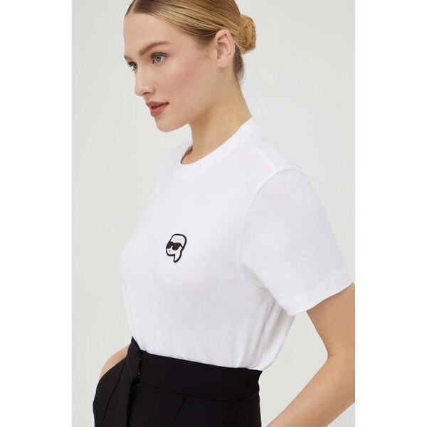 Karl Lagerfeld t-shirt bawełniany 236W1701