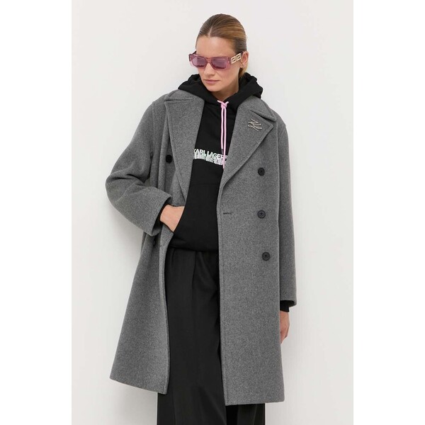 Karl Lagerfeld płaszcz wełniany 235W1503