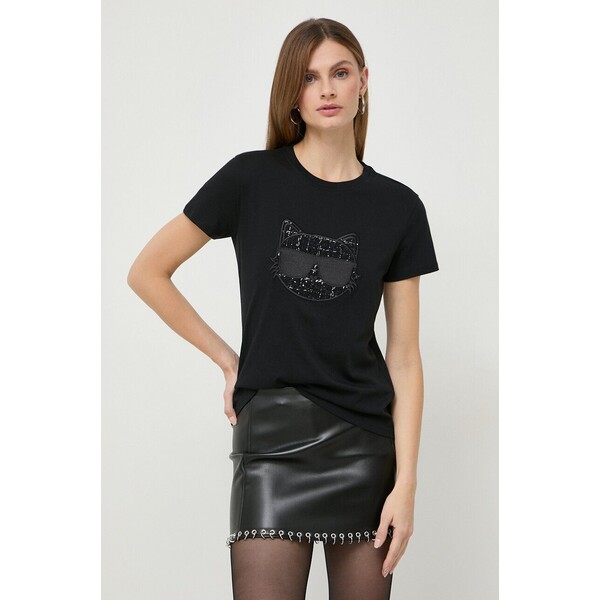 Karl Lagerfeld t-shirt bawełniany 240W1720