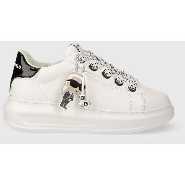 Karl Lagerfeld sneakersy skórzane KAPRI KL62576N.011