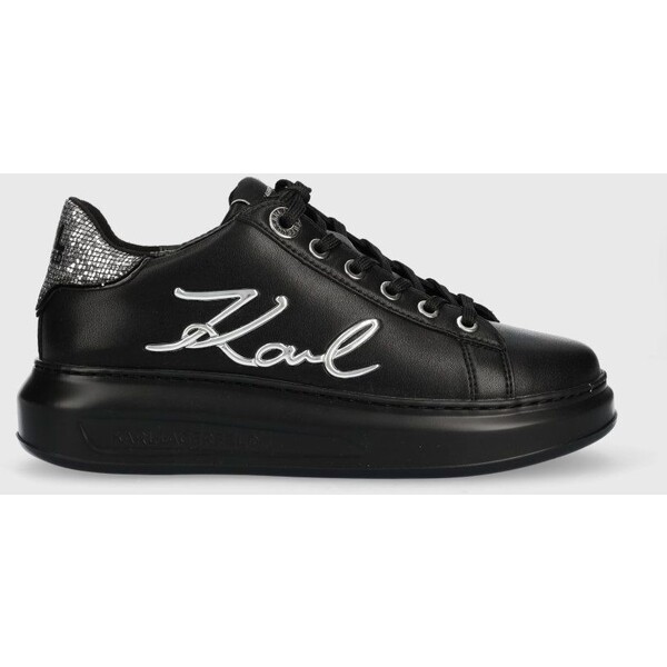 Karl Lagerfeld sneakersy skórzane KAPRI KL62510A.00S