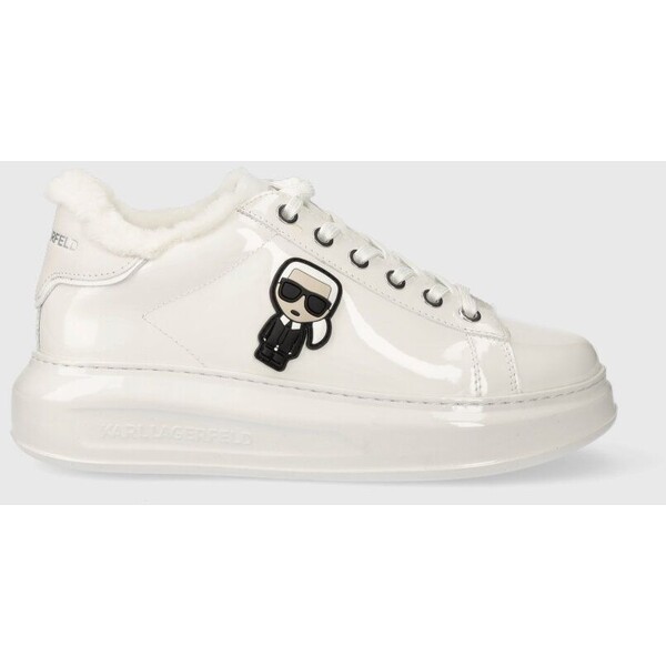 Karl Lagerfeld sneakersy skórzane KAPRI KL62530S.111