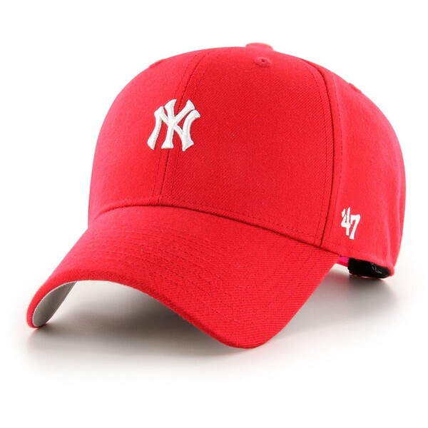 47 BRAND Czapka z daszkiem uniseks 47 Brand New York Yankees Base Runner Snap - czerwona