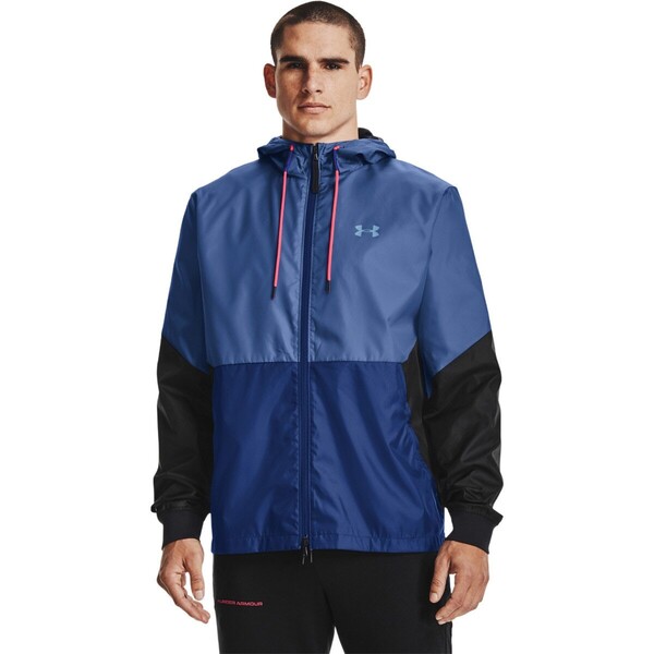 Męska kurtka treningowa wodoodporna UNDER ARMOUR UA Legacy Windbreaker Jacket - granatowa