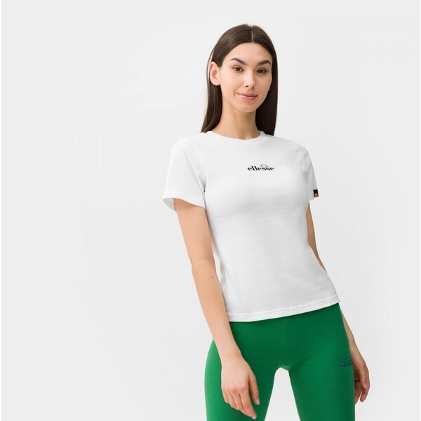 ELLESSE Damski t-shirt z nadrukiem Ellesse Beckana - różowy - biały