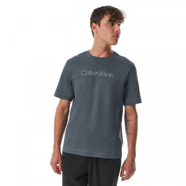 Męska koszulka treningowa Calvin Klein Men 00GMF3K133 - niebieska