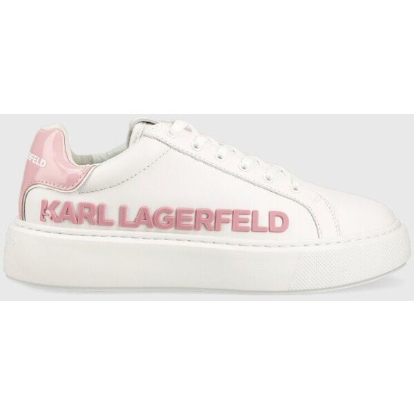 Karl Lagerfeld sneakersy skórzane MAXI KUP KL62210.01P