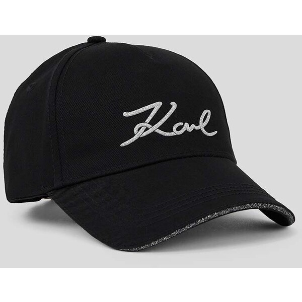 Karl Lagerfeld czapka z daszkiem bawełniana 235W3418