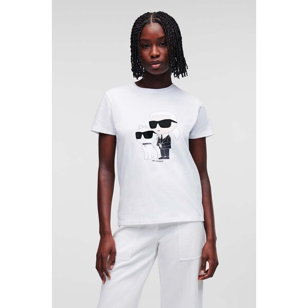 Karl Lagerfeld t-shirt bawełniany 230W1704