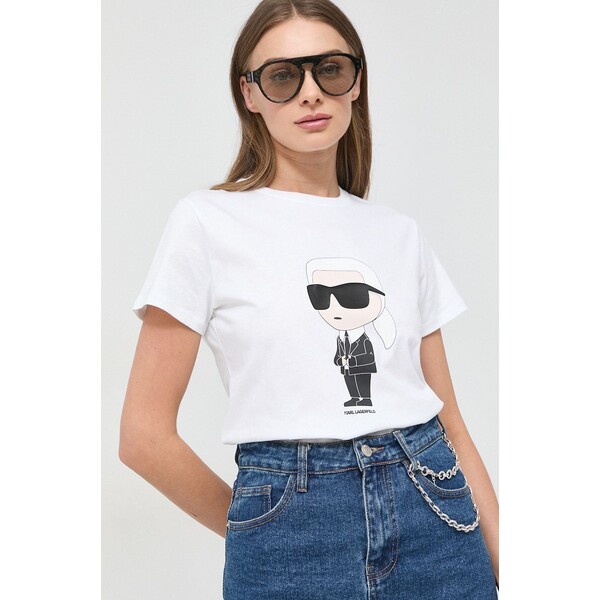 Karl Lagerfeld t-shirt bawełniany 230W1700