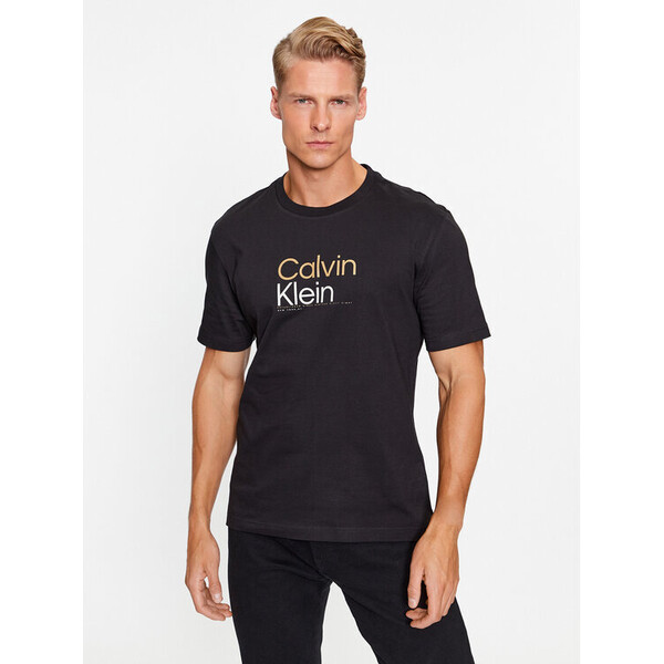 Calvin Klein T-Shirt K10K111841 Czarny Regular Fit