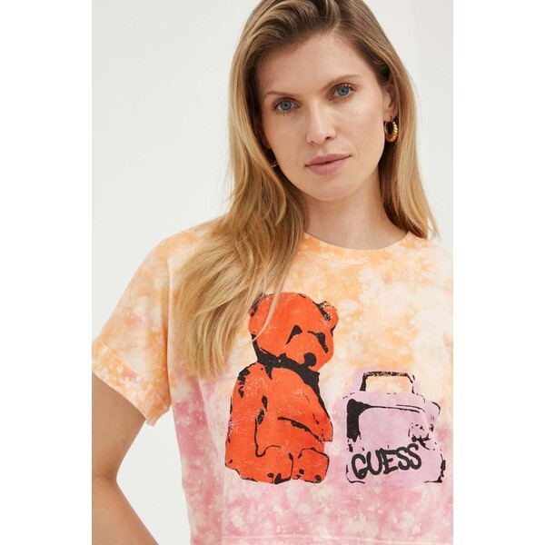 Guess t-shirt bawełniany x Banksy W3GI62.K9RM4