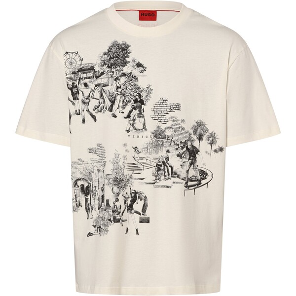 HUGO T-shirt męski – Doule 649528-0001