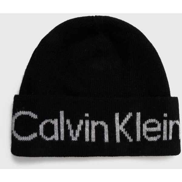 Calvin Klein czapka z domieszką wełny K60K611151