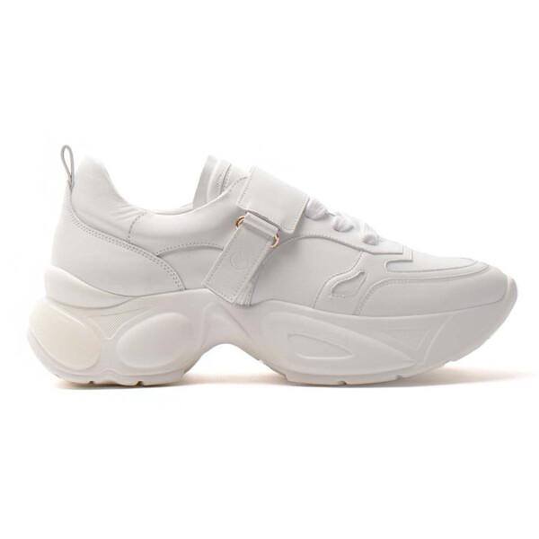 Quiosque Białe skórzane sneakersy AKARDO 5SD762100