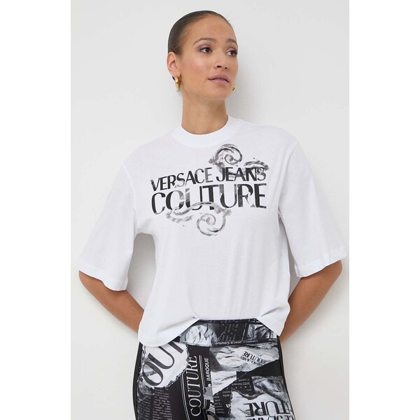 Versace Jeans Couture t-shirt bawełniany 76HAHG01.CJ00G