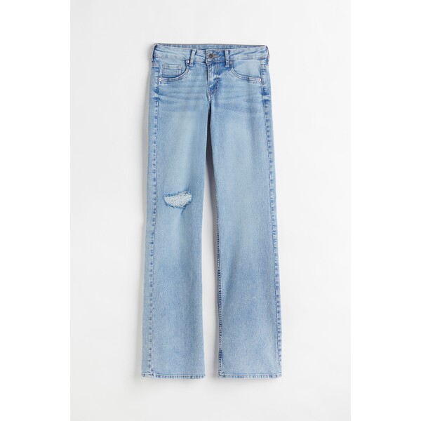 H&M Bootcut Low Jeans - 1074489011 Jasnoniebieski denim