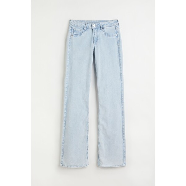 H&M Bootcut Low Jeans - 1074489011 Bladoniebieski denim