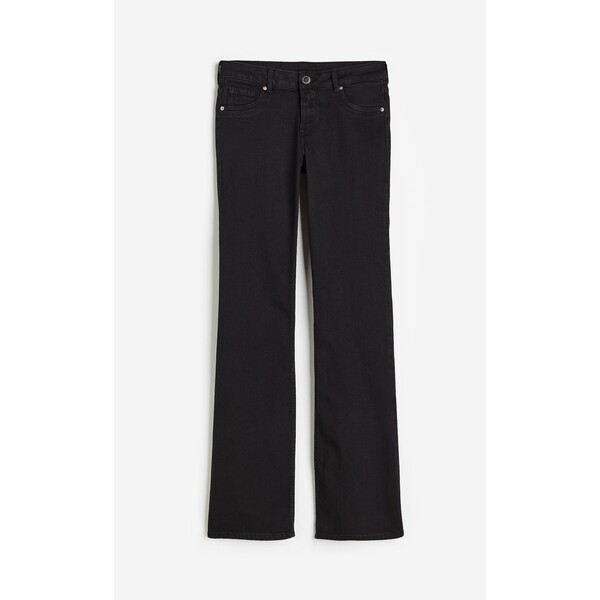 H&M Bootcut Low Jeans - 1074489011 Czarny