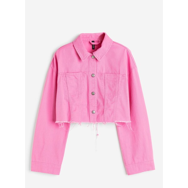 H&M Krótka kurtka z diagonalu - 1136628002 Różowy