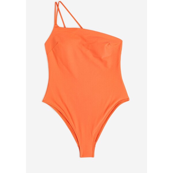 H&M Kostium kąpielowy High Leg - Bez rękawów - 1075840003 Pomarańczowy