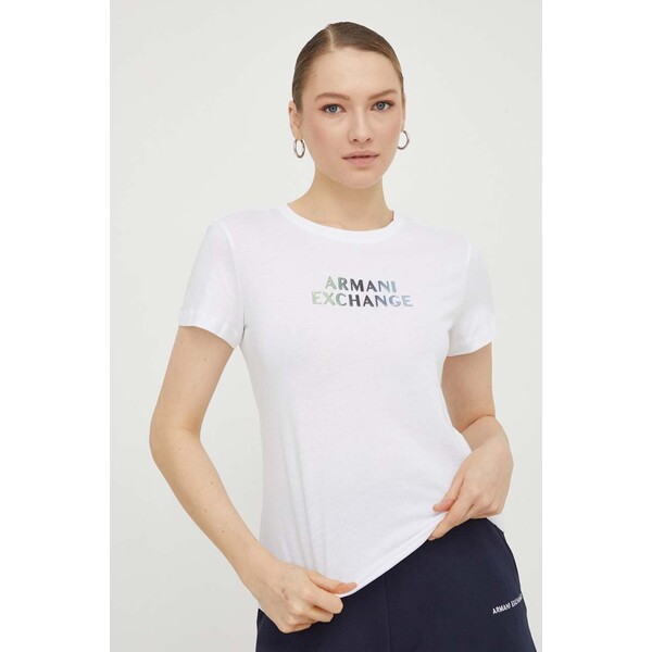 Armani Exchange t-shirt bawełniany 3DYT14.YJDGZ
