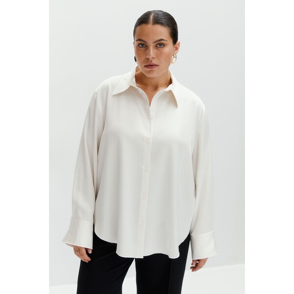 H&M Satynowa koszula - 1172005001 Biały