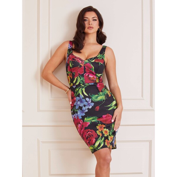 MARCIANO Mini sukienka Marciano w kwiatowy print 4RGK096718Z-P9VK