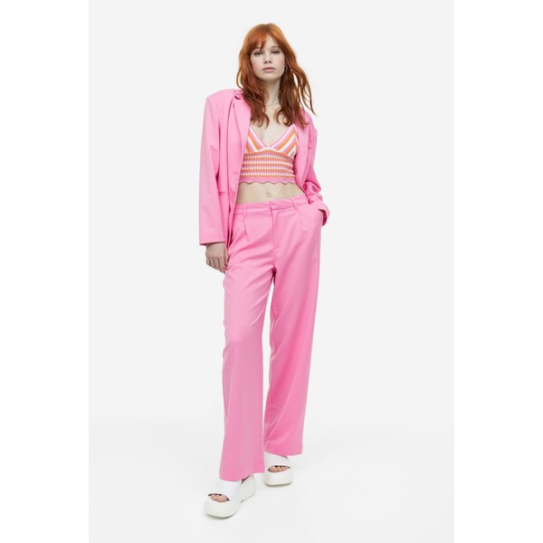H&M Eleganckie spodnie - 1107363001 Różowy