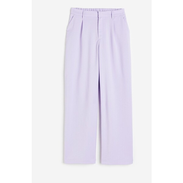 H&M Eleganckie spodnie - 1107363001 Jasnofioletowy