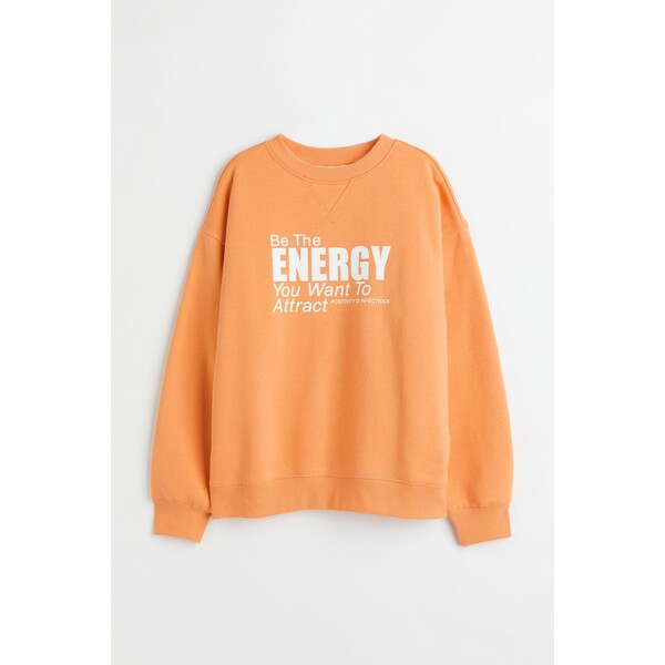 H&M Bluza - 1011828024 Pomarańczowy/Energy