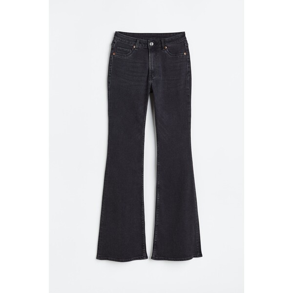 H&M Flared High Jeans - 1109636009 Czarny