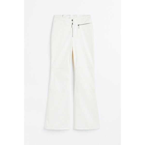 H&M Rozszerzane spodnie narciarskie - 1120623002 Biały