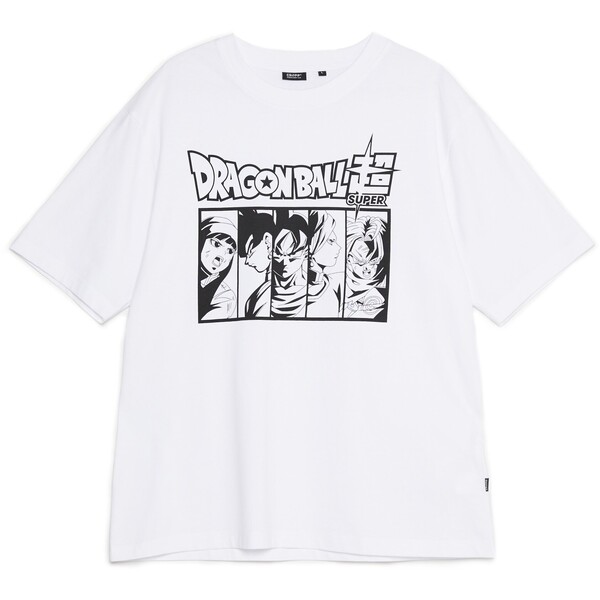 Cropp Biała koszulka z nadrukiem Dragon Ball Z 4875W-00X