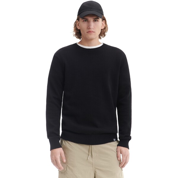 Cropp Czarny sweter basic 7531W-99X