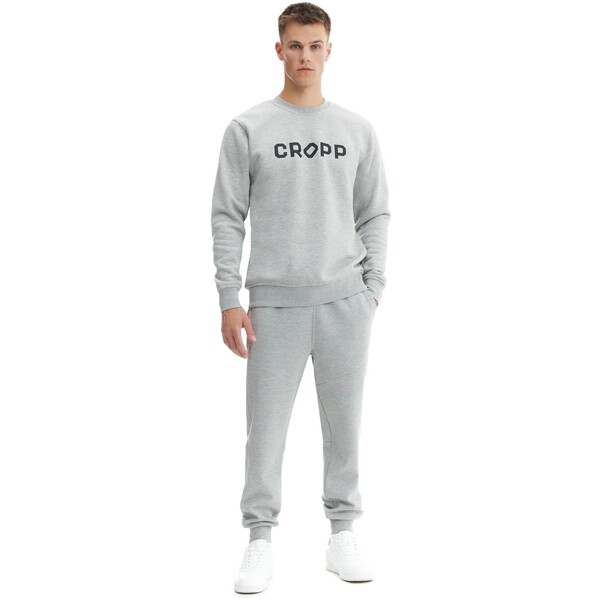 Cropp Szare dresowe spodnie jogger 4762W-09M